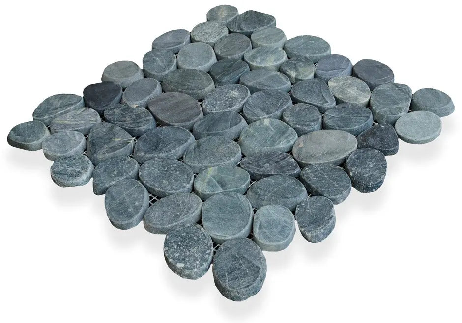 Level Pebble Medan Charcoal 11-3/4 x 11-3/4 