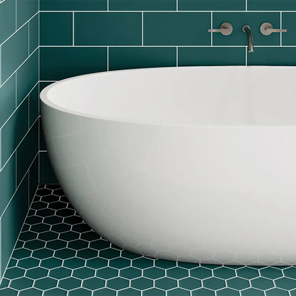 Shop Hex Lagoon Matte 10-1/4 x 11-3/4 |   Artistic Tile & Stone