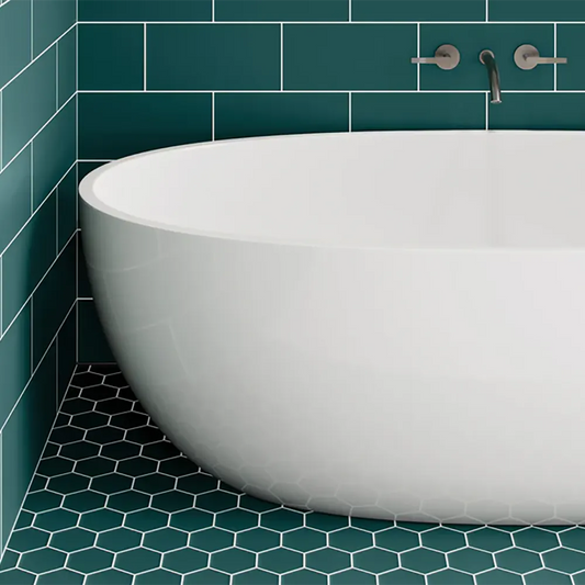 Shop Hex Lagoon Matte 10-1/4 x 11-3/4 |   Artistic Tile & Stone