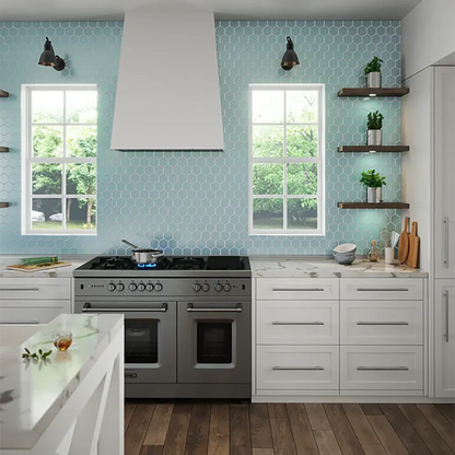 Shop Hex Oceania Gloss 10-1/4 x 11-3/4 |   Artistic Tile & Stone