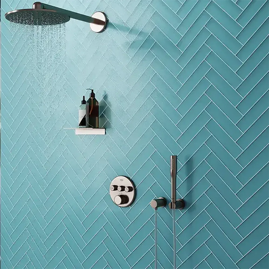 Shop Island Stone Cascade Azure 2x8 |   Artistic Tile & Stone