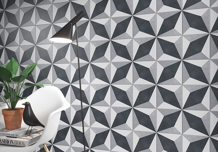 Shop Glazzio Moderna Gravitas 8x8 |   Artistic Tile & Stone