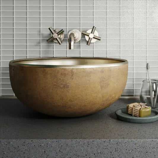 Shop Island Stone Cascade Fog 1x2 Mosaic |   Artistic Tile & Stone