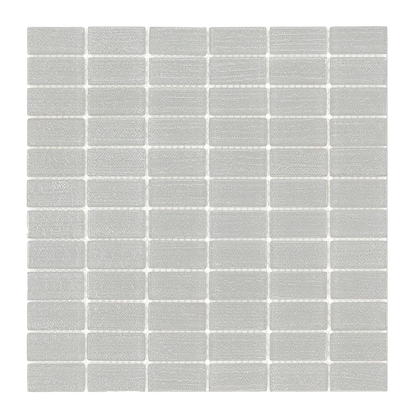Island Stone Glass Cascade Fog 1x2 Mosaic