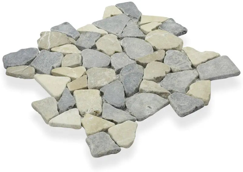 Shop Island Stone Random Tan & Grey Mix 12x12 | Artistic Tile & Stone