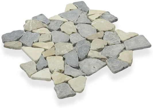 Shop Island Stone Random Tan & Grey Mix 12x12 | Artistic Tile & Stone