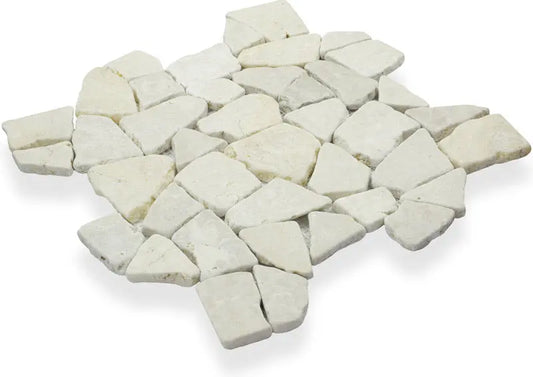 Random Beige Marble & Quartz Mix 12x12 