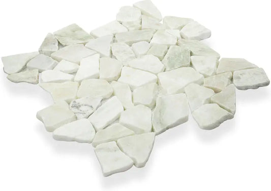 Shop Island Stone Random White Onyx 11-3/4 x 11-3/4 | Artistic Tile & Stone