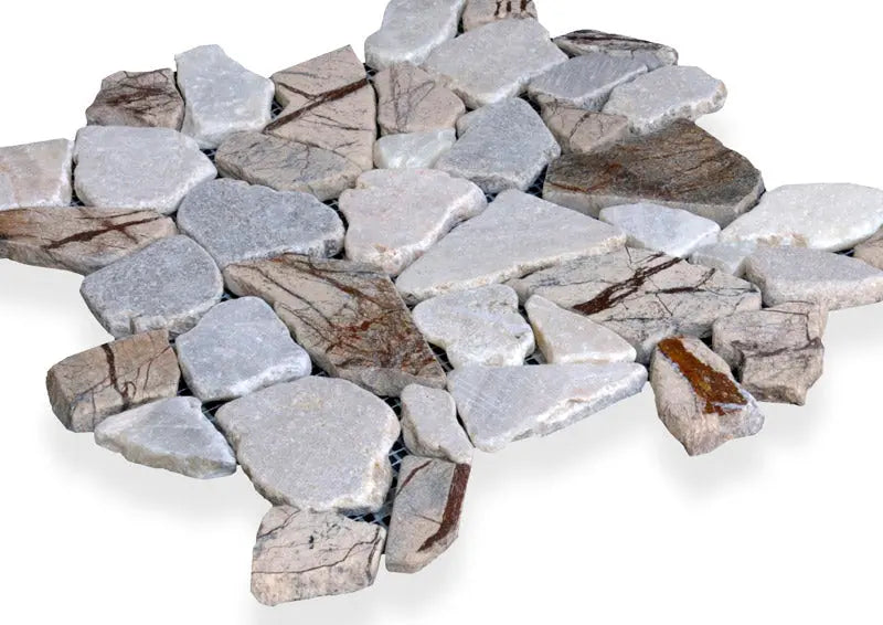 Shop Island Stone Random Honey Forest Mix 11-3/4 x 11-3/4 | Artistic Tile & Stone