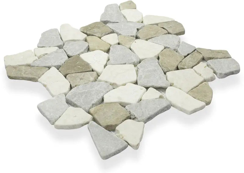 Shop Island Stone Random Sterling Megamix 12x12 | Artistic Tile & Stone