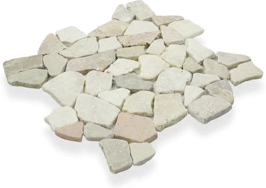 Shop Island Stone Random Mega Quartz & Marble Mix 12x12 | Artistic Tile & Stone
