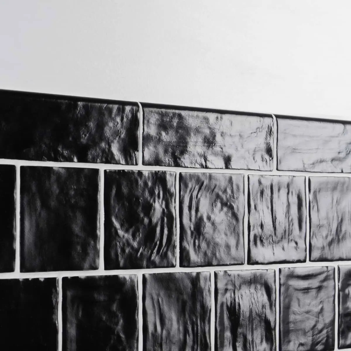 Shop SOHO Myorca Zellige Look Black Satin 2x8 SBN |   Artistic Tile & Stone