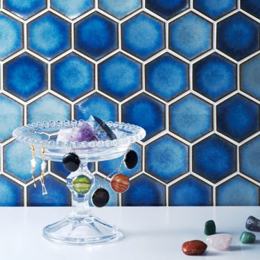 Shop Cepac Odyssey ODH-3 Aqua Sky 2 Hex |   Artistic Tile & Stone
