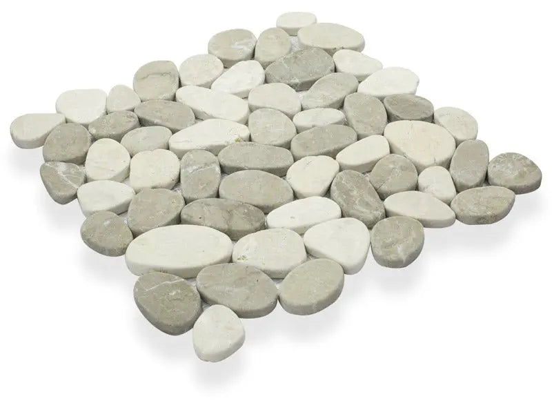 Cobble Beige & Tan Marble 11-3/4 x 11-3/4 