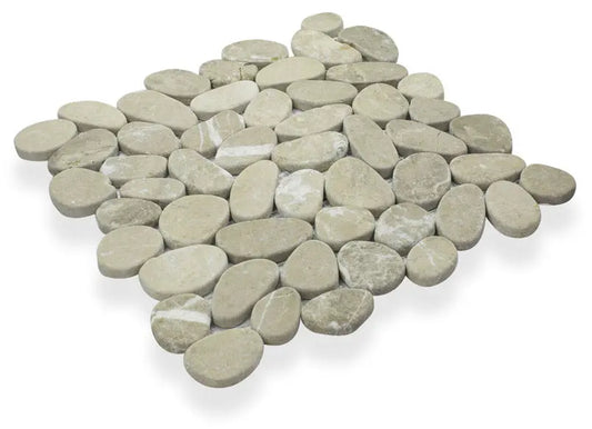 Shop Cobble Tan Marble 11-3/4 x 11-3/4 |   Artistic Tile & Stone