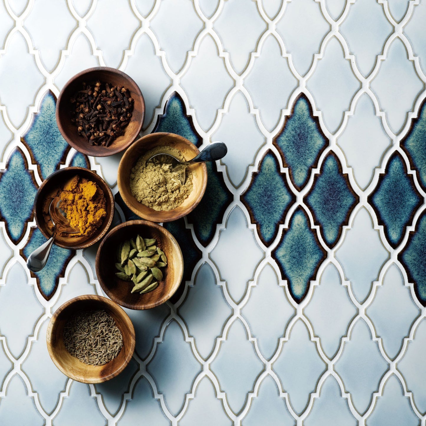 Shop Cepac Topkapi TPK-2 Mystic Blue 11.5x11.5 MosaicÃ‚Â |Ã‚Â Ã‚Â  Artistic Tile & Stone