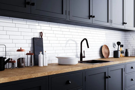 Shop Tuxedo 2x8 Tile Gloss White |   Artistic Tile & Stone