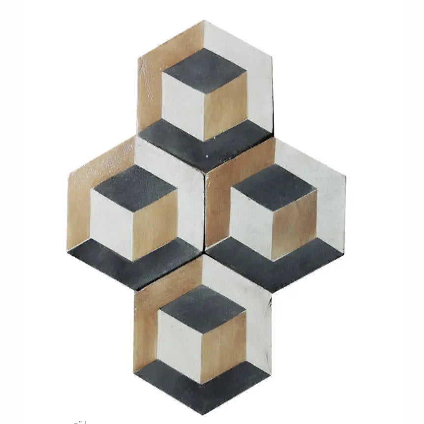 Shop Zaha 7 - 5 Hex (1/2 Thick) |   Artistic Tile & Stone